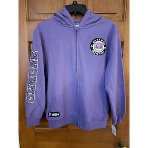 Unisex Kids Pokémon Gengar Zip-Up Hoodie Size Large NWT